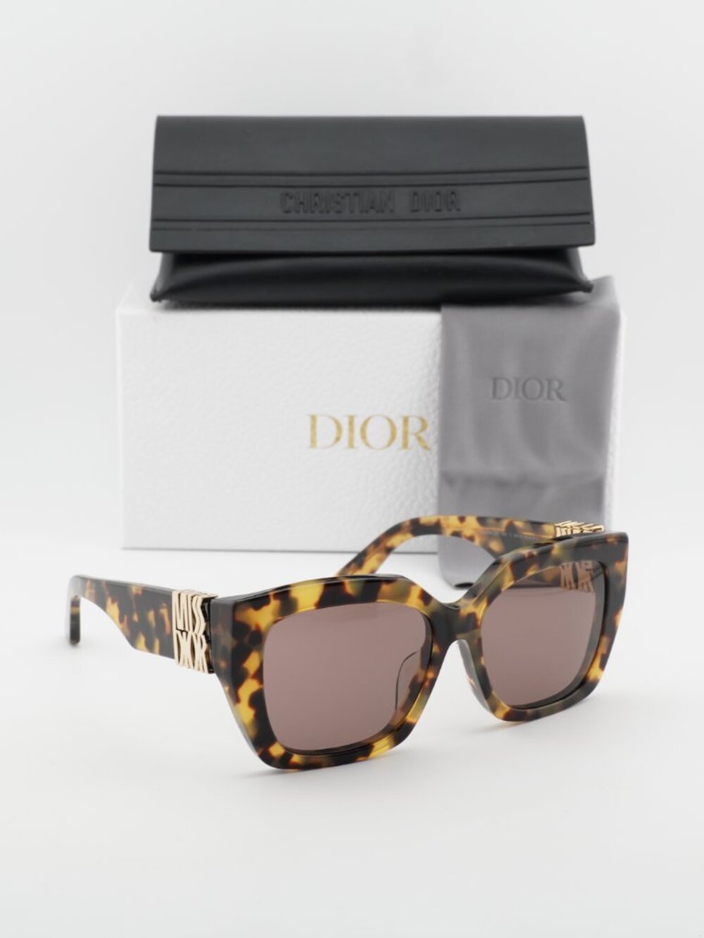 Dior MISSDIOR S2F 26D0 Square Sunglasses - Havana / Bordeaux - Picture 9 of 11